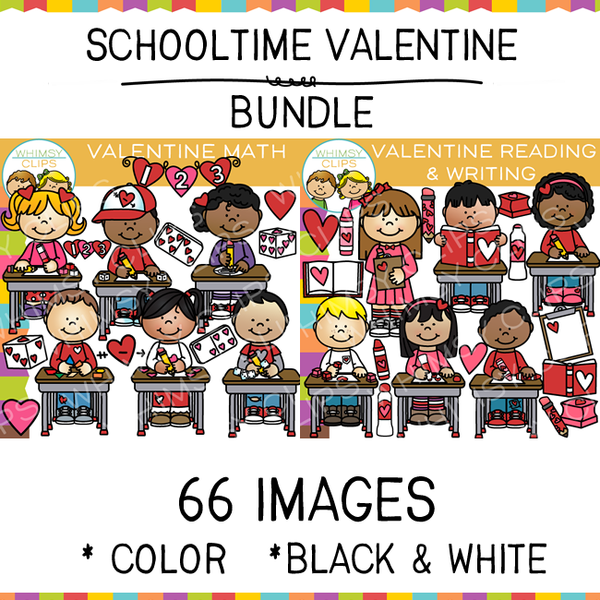 Schooltime Valentine Clip Art
