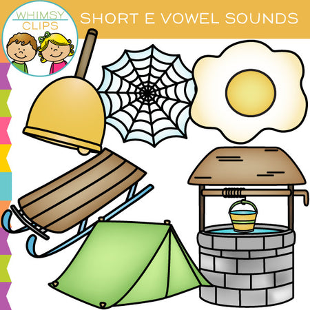 Short E Vowel Clip Art