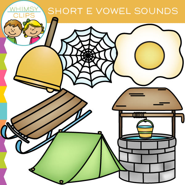Short E Vowel Clip Art