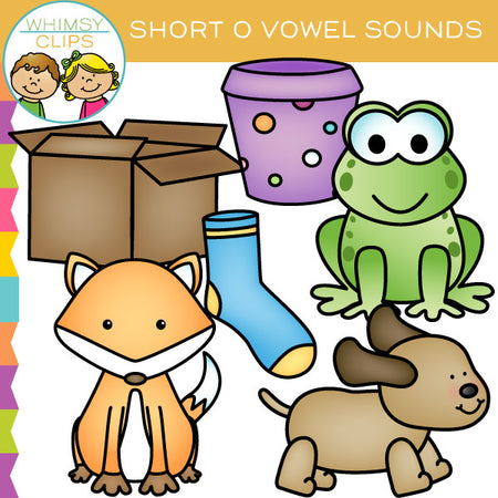 Short O Vowel Clip Art