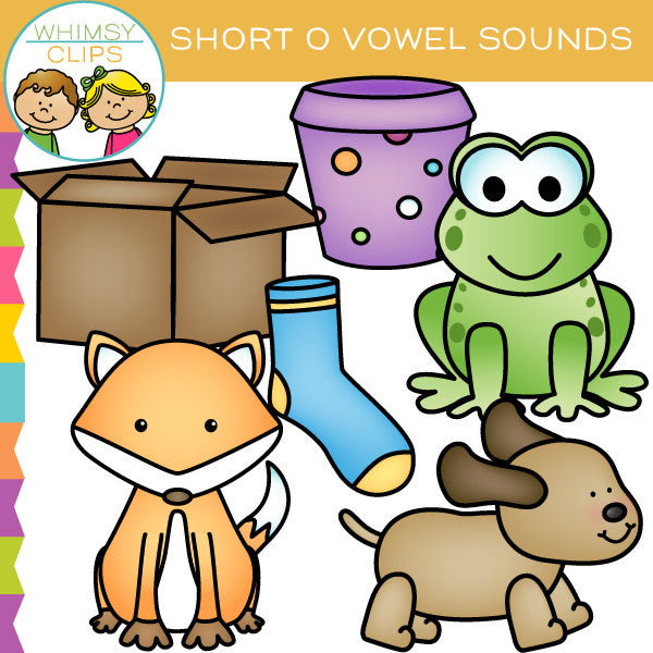 Short O Vowel Clip Art