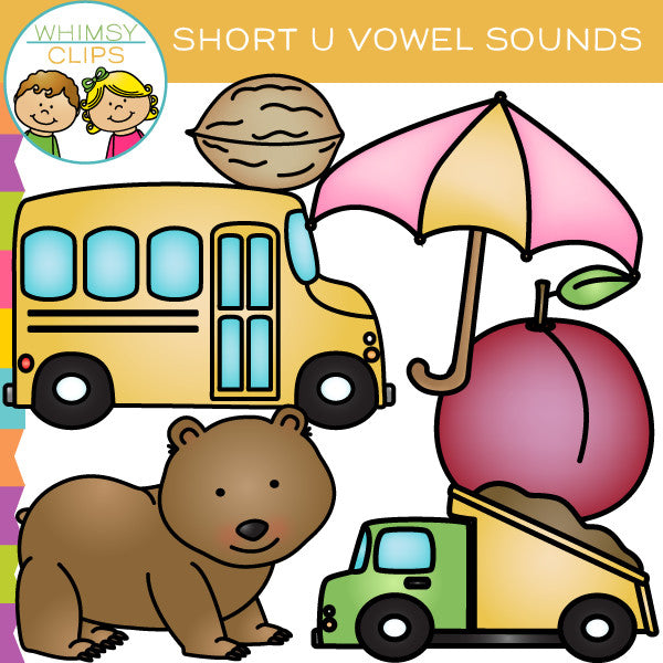 Short U Vowel Clip Art 