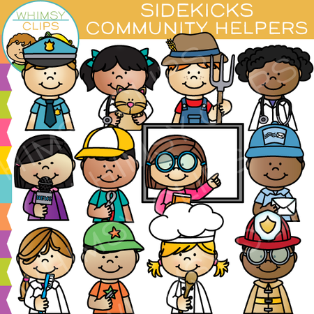 Sidekicks Community Helper Clip Art