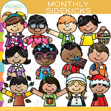Sidekicks Monthly Clip Art