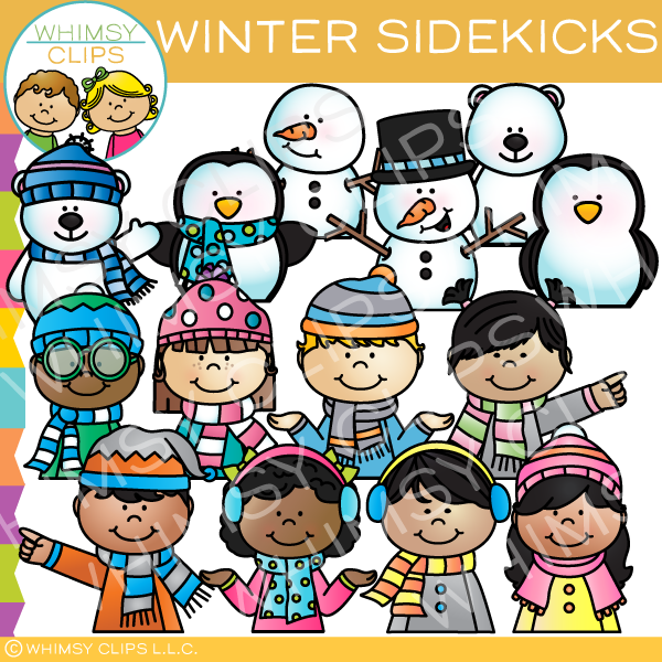 Sidekicks Winter Clip Art