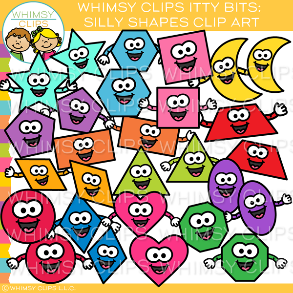 Silly Shapes Clip Art