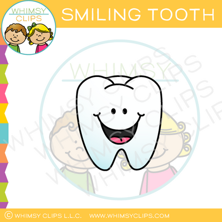 Smiling Tooth Clip Art