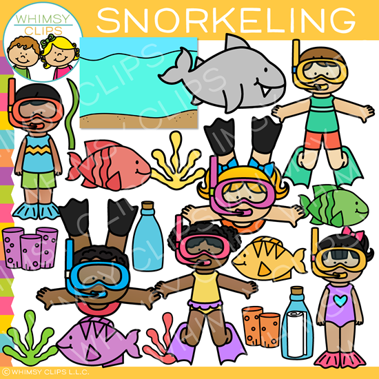 Snorkeling Clip Art