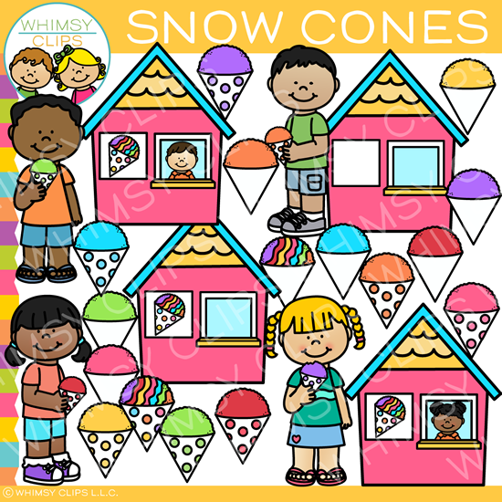 Snow Cone Clip Art