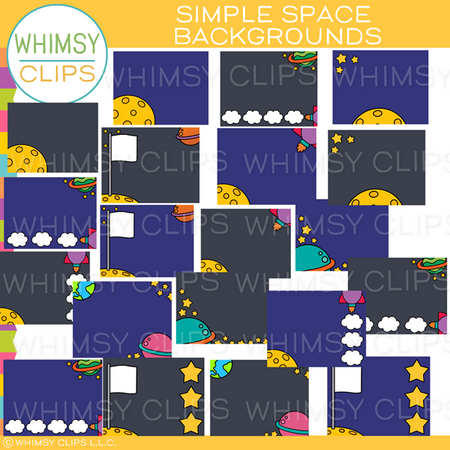 Simple Space Backgrounds