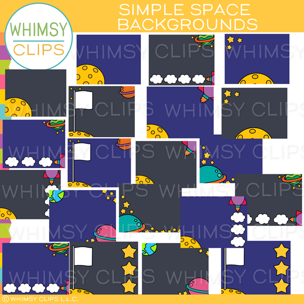 Simple Space Backgrounds