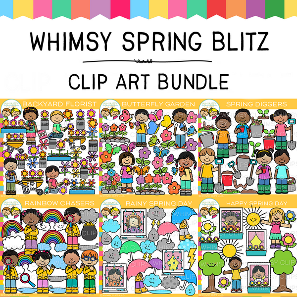 Spring Blitz Clip Art Bundle