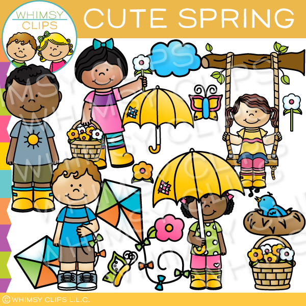 Spring Program Clipart Cute Spring Clip Art , Images & Illustrations | Whimsy Clips