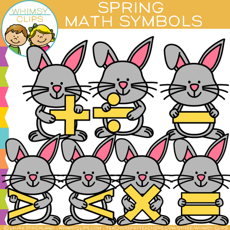 Free Spring Math Clip Art