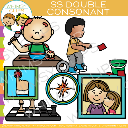 SS Double Consonant Clip Art