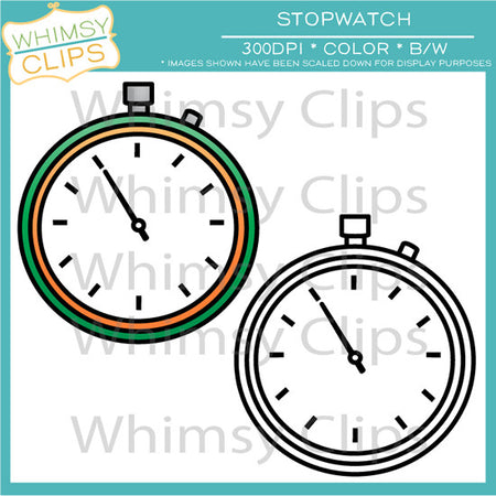 Stopwatch Clip Art