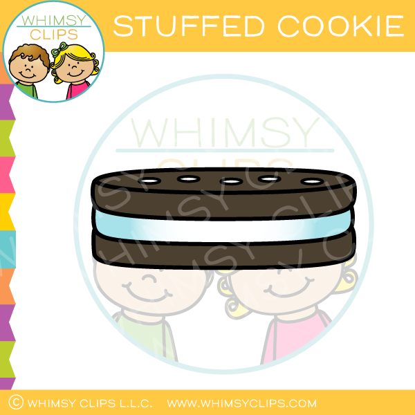 Stuffed Cookie Clip Art