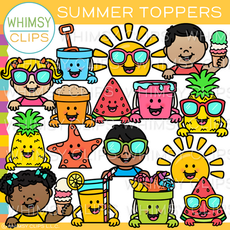 Summer Toppers Clip Art