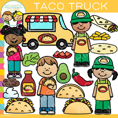 Taco Truck Clip Art