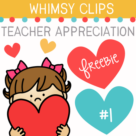 Teacher Appreciation Freebie Clip Art