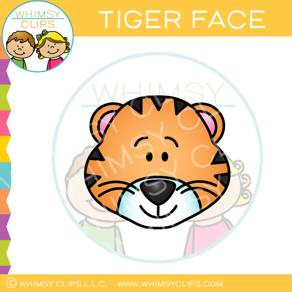 Tiger Face Clip Art