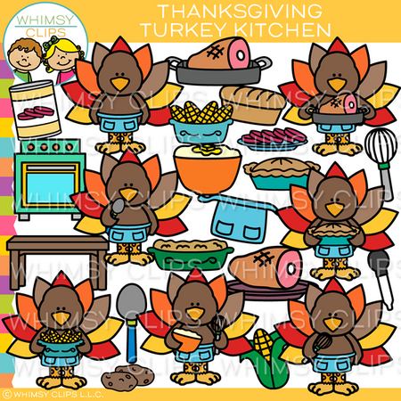Turkey Thanksgiving Kitchen