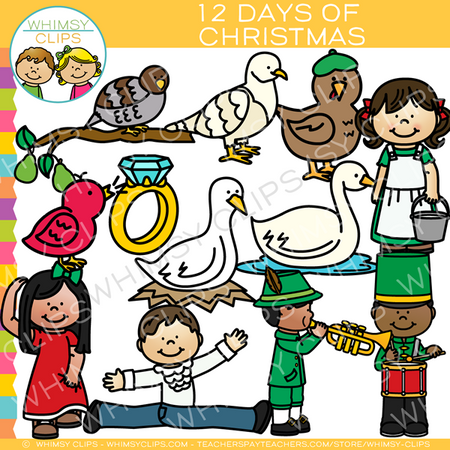 Twelve Days of Christmas Clip Art