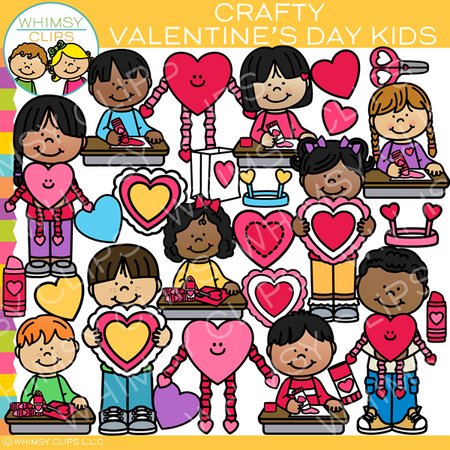 Valentine's Day Crafts Clip Art