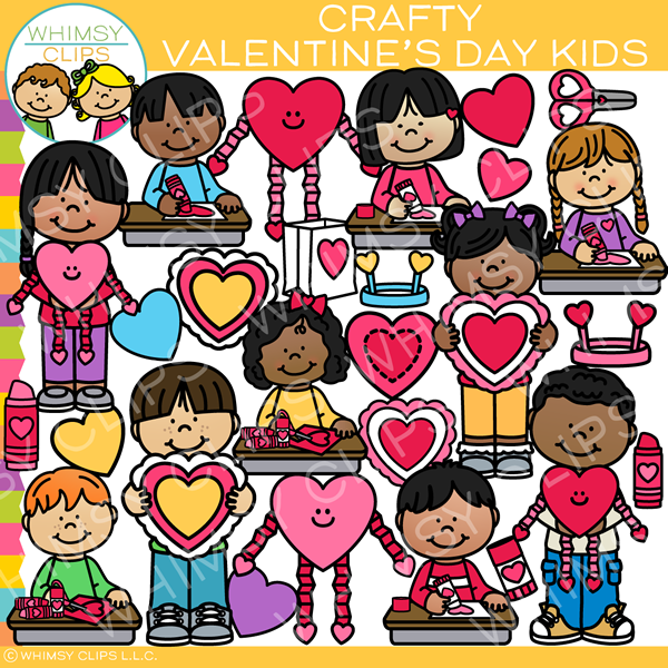 Valentine's Day Crafts Clip Art