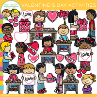 Valentine's Day Activities Clip Art