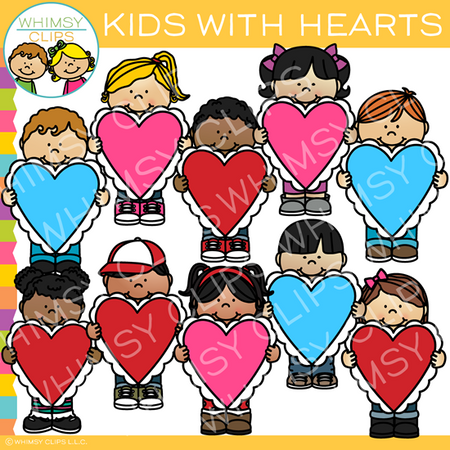 Valentine's Day Kids Clip Art