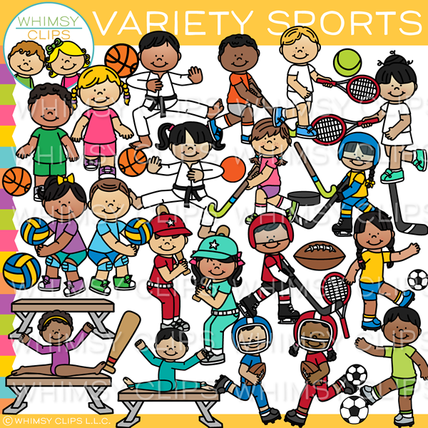 Variety Sports Clip Art