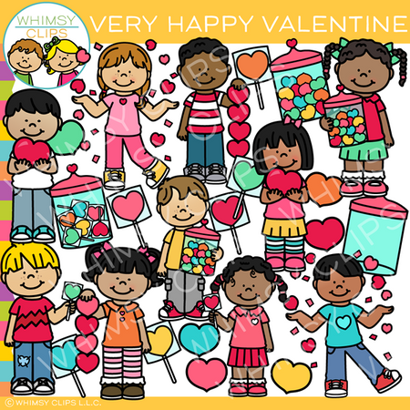 Very Happy Valentine Clip Art
