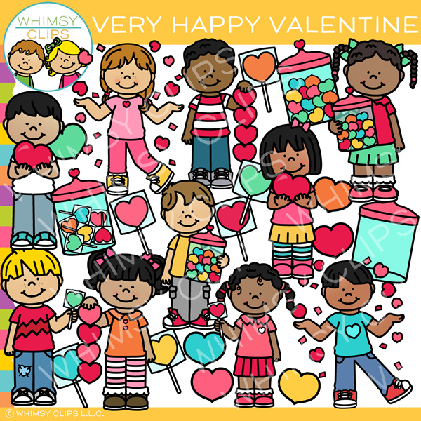 Very Happy Valentine Clip Art