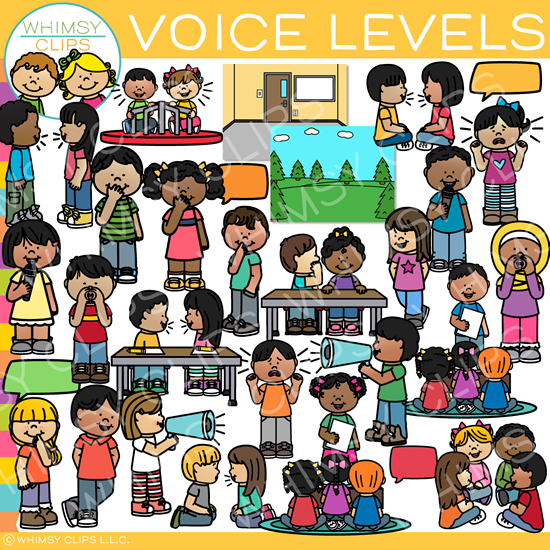 Voice Levels Clip Art