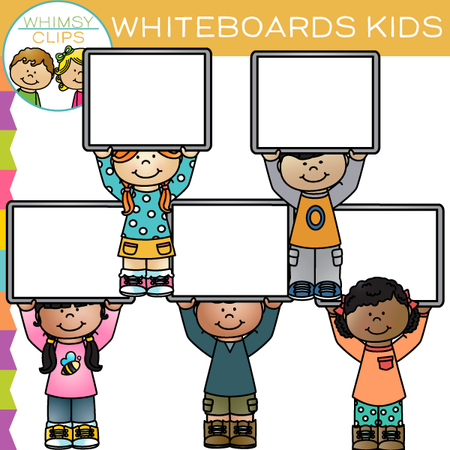 Whiteboard Kids Clip Art
