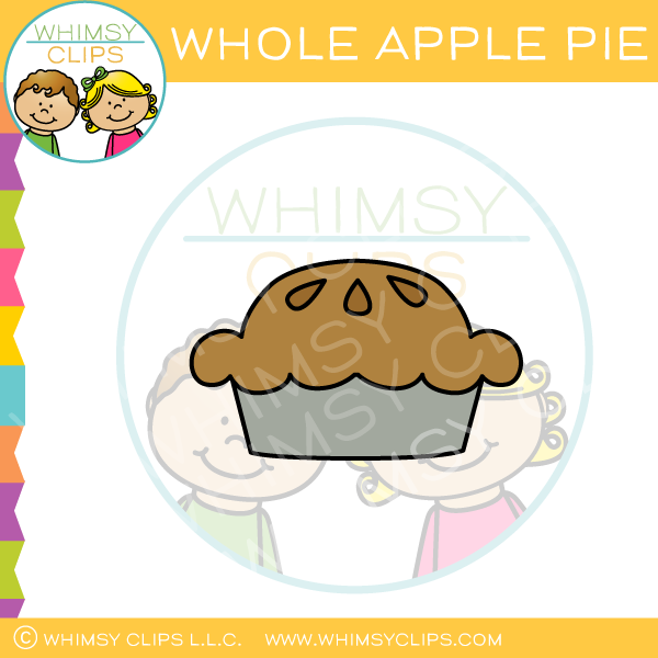Whole Apple Pie Clip Art
