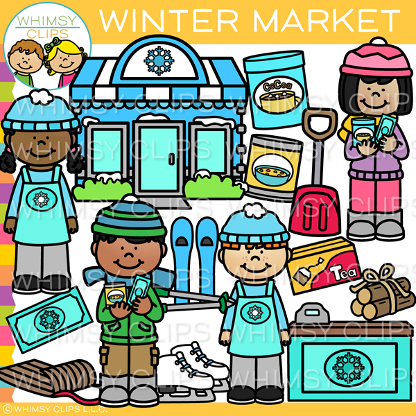 Winter Market Clip Art