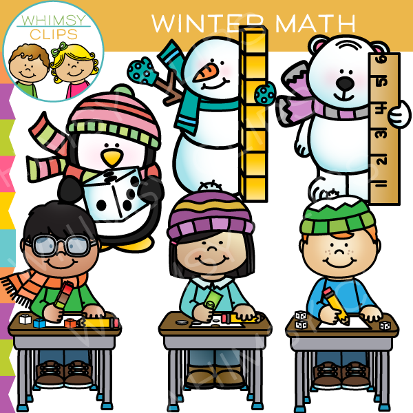 Winter Math Clip Art 